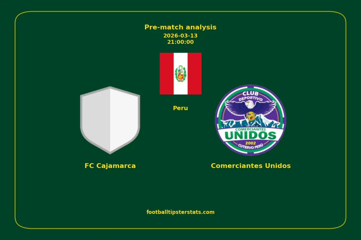 Pre-match analysis: FC Cajamarca vs Comerciantes Unidos on 2026-03-13